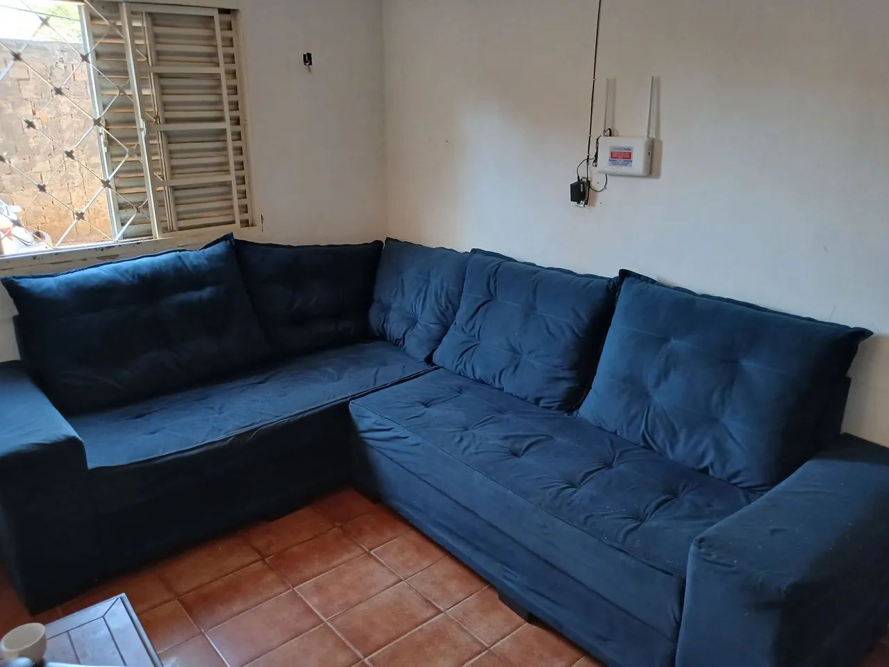 Sofá enorme de 6 lugares com puff - Foto 3