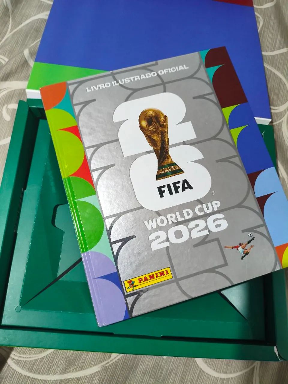 Álbum da copa completo, capa dura prata