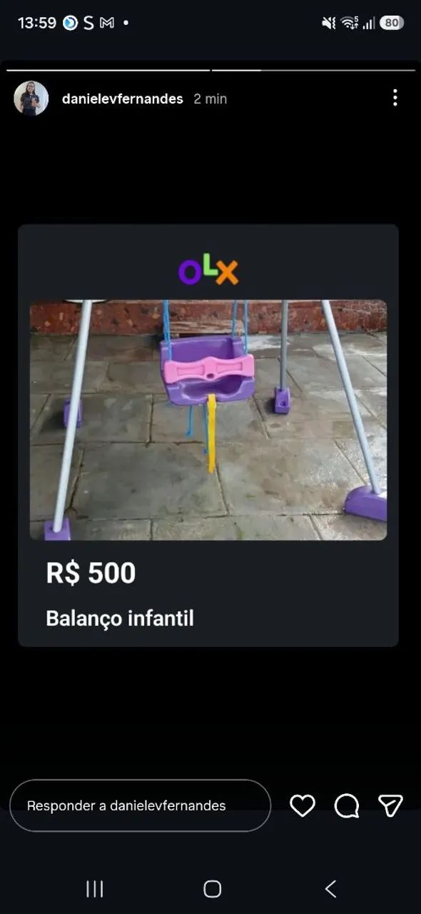 Balanço infantil 