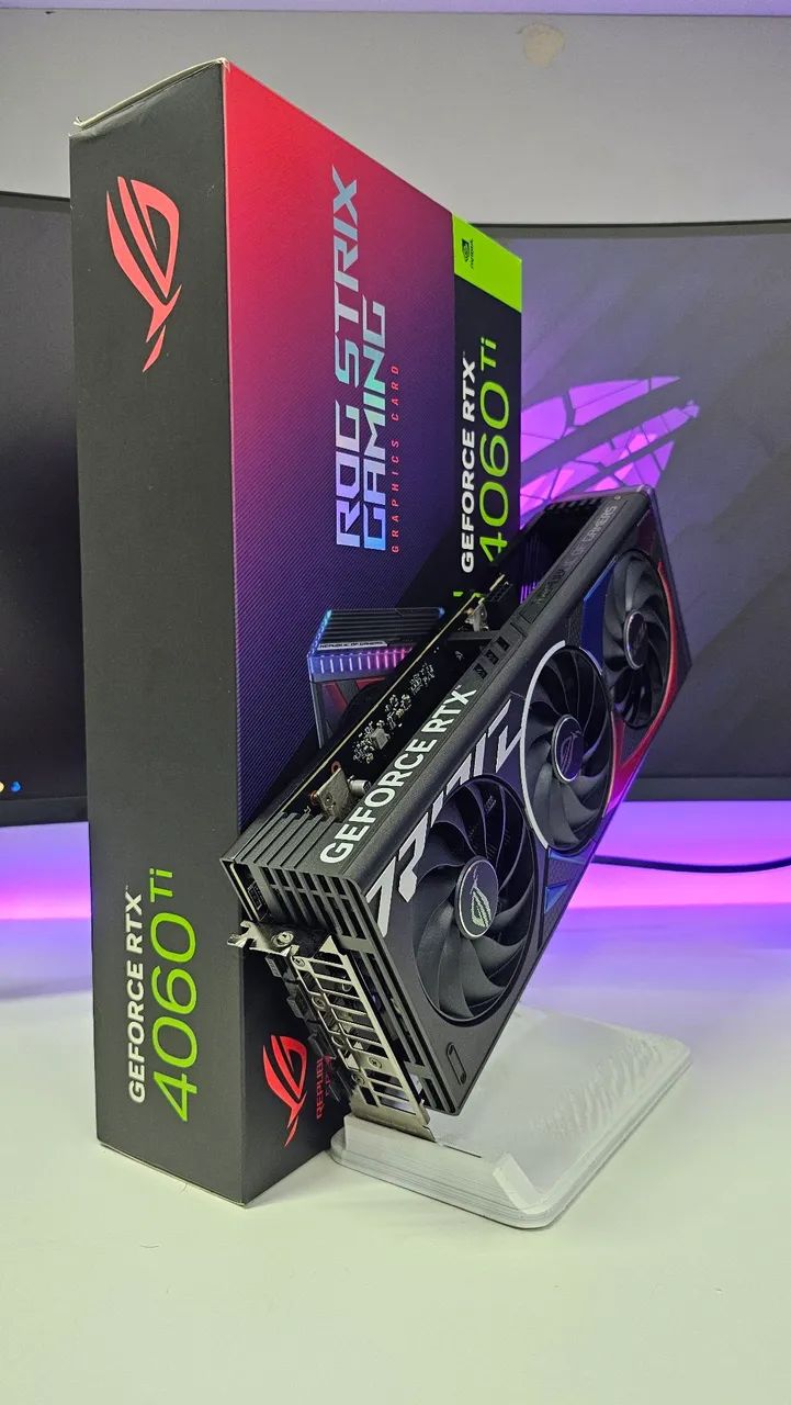 Placa de Video RTX 4060 Ti Rog Strix - 8Gb - Foto 2