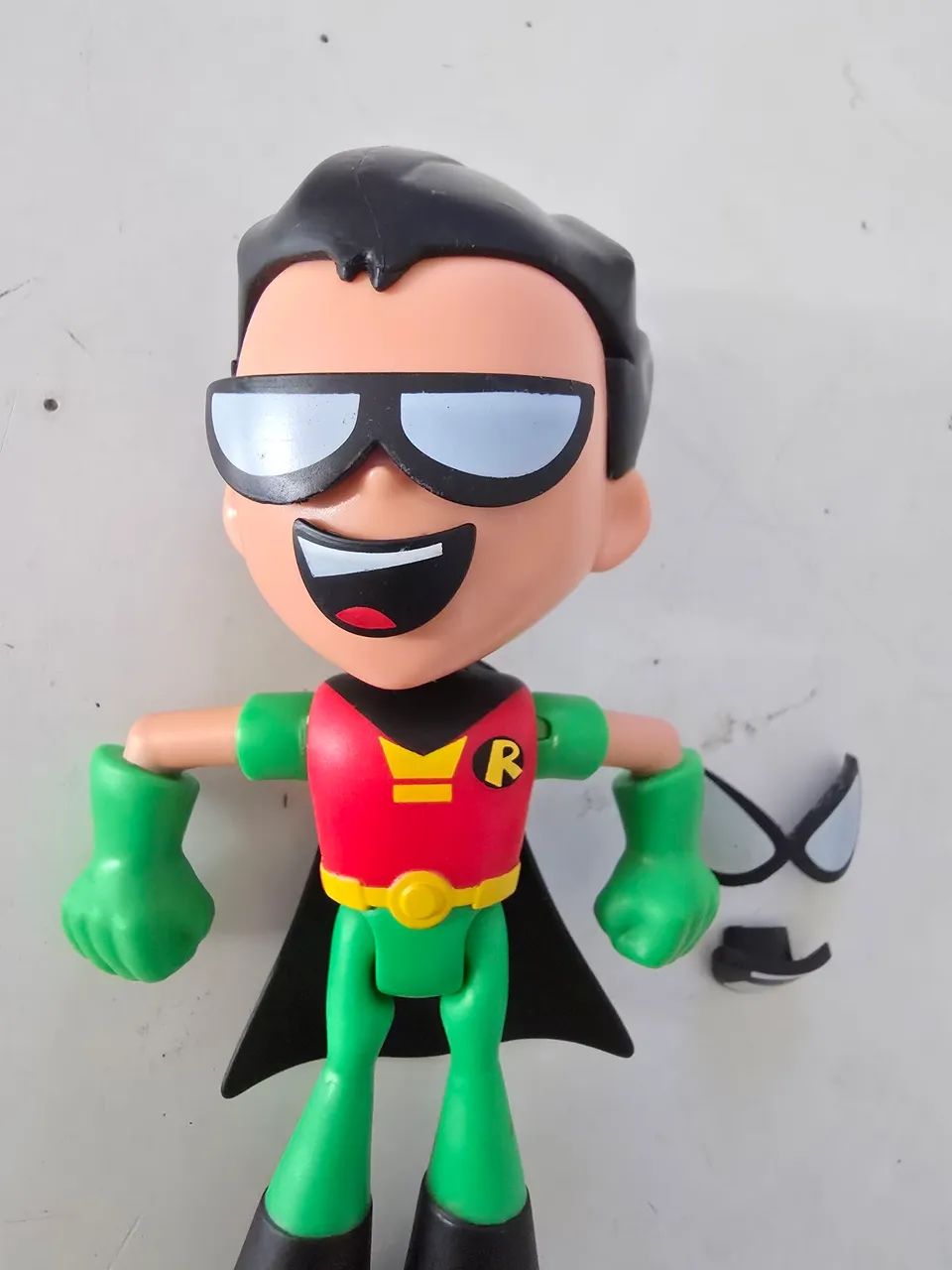 Boneco robin teean titans go! Troca de expressão mattel 2017 - Foto 2