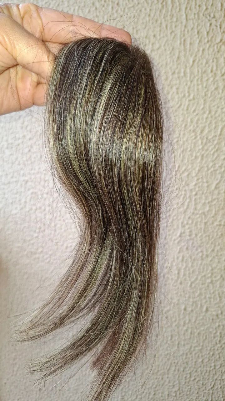 Lace Topo de cabeça _ Cabelo Humano _ Nunca Usado - Foto 3