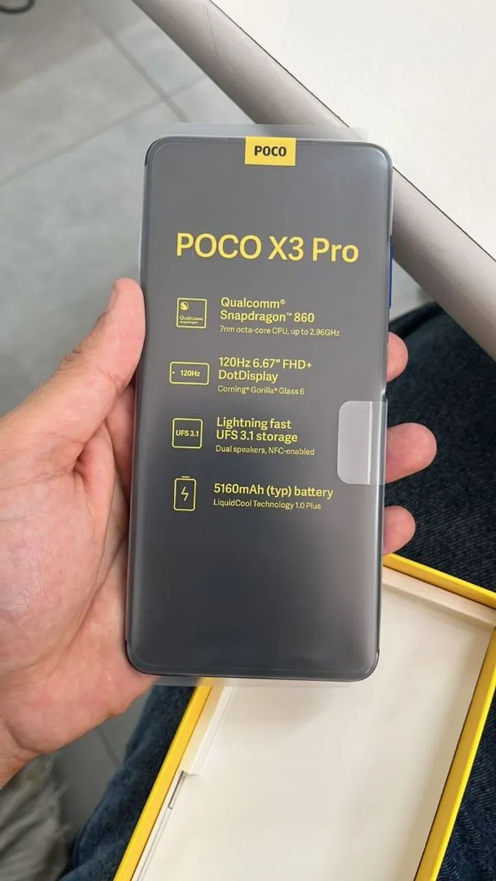 Celular Poco X3 Pro - Frost Blue<br>6giga de RAM<br>128giga Rom