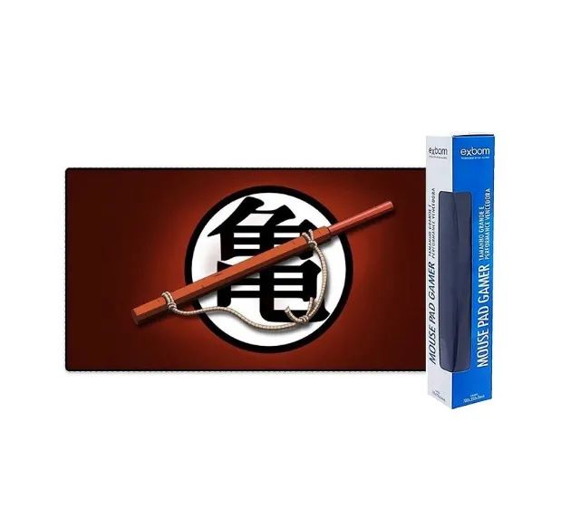 Mouse Pad Gamer  Grande  Master Roshi e Cudgel