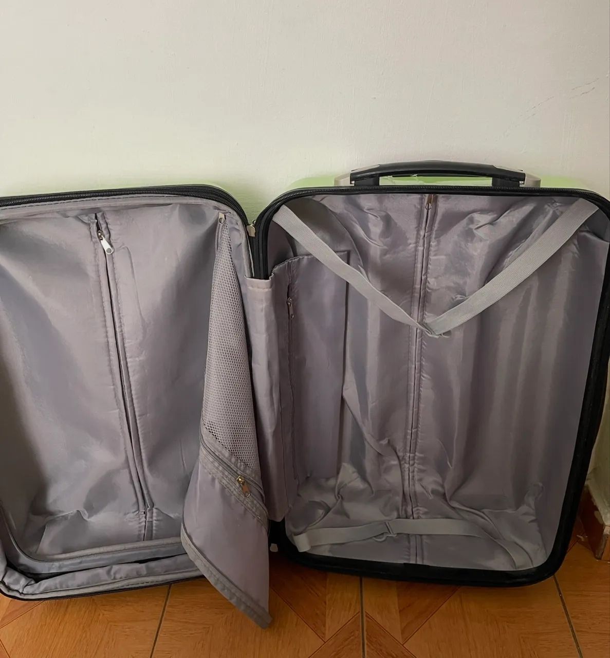 Mala de viagem verde 15kg - Foto 2