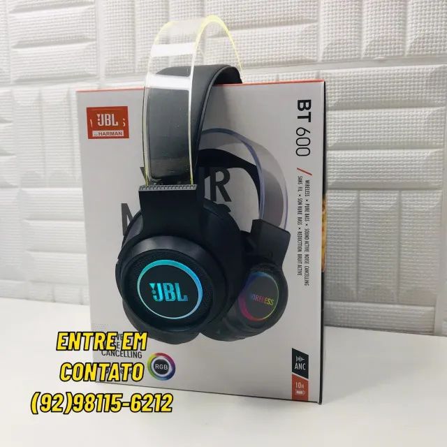 Fone de Ouvido JBL com LED e Design Moderno - Foto 2
