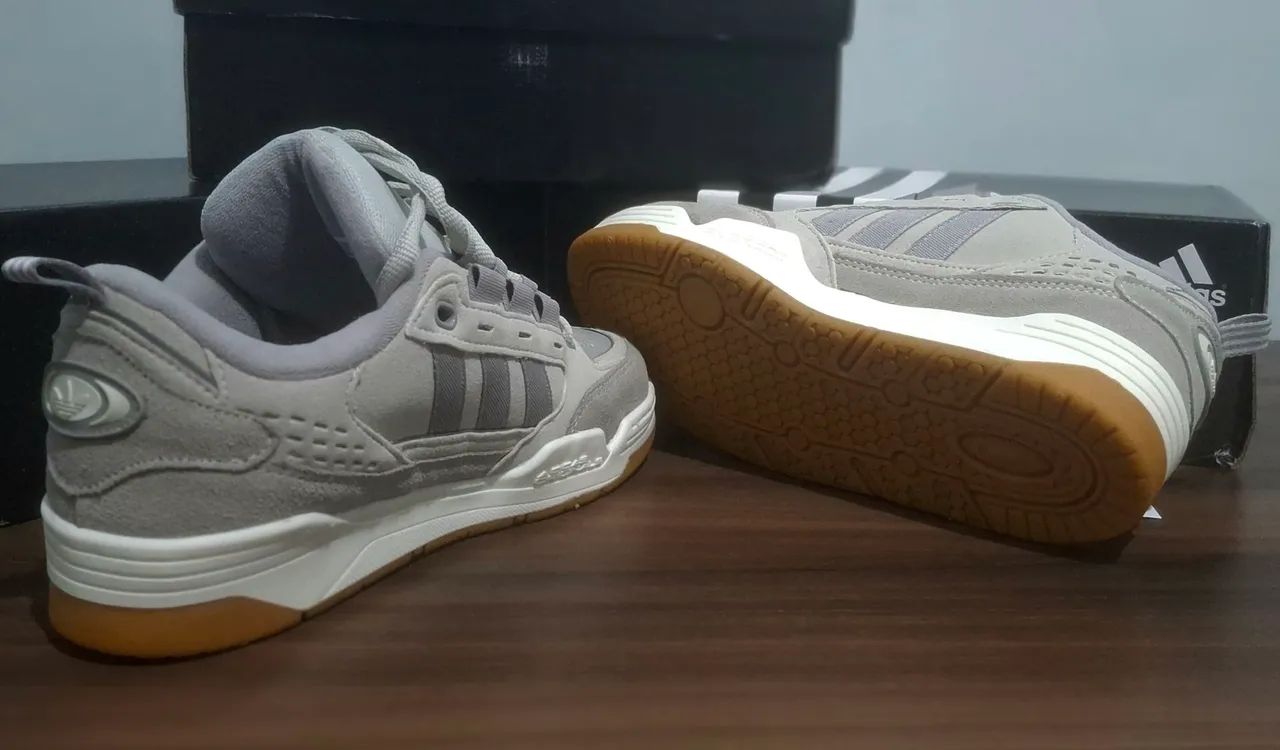 Tênis ADI 2000 Cinza e Caramelo - Adidas - Foto 2