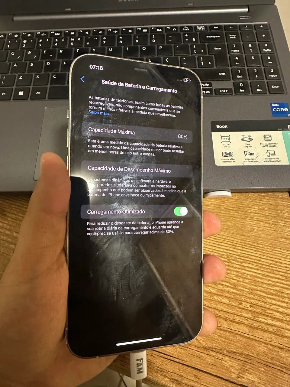 Iphone 12 pro max Branco 128Gb - Foto 5