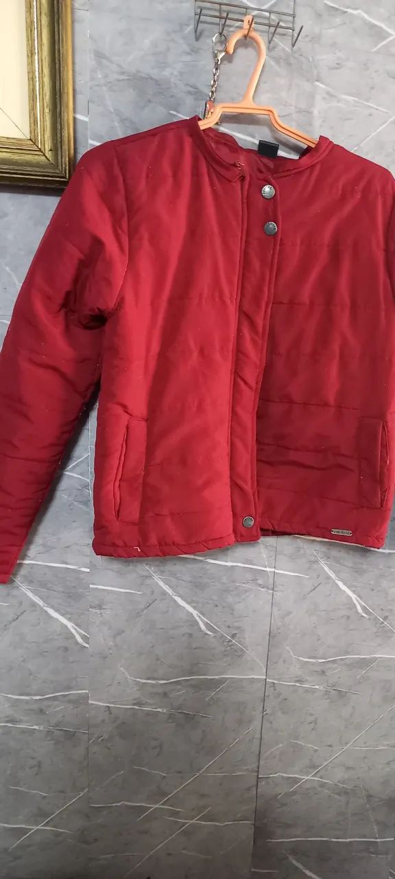Jaquetinha P cor Bordo - Foto 4