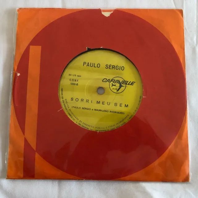 Paulo Sergio: Última Canção / Sorri Meu Bem (1968) Vinil - Foto 5