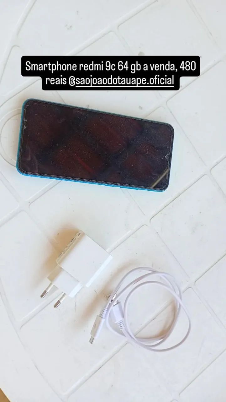 Redmi 9c 64 gb usado em bom estado - Foto 2