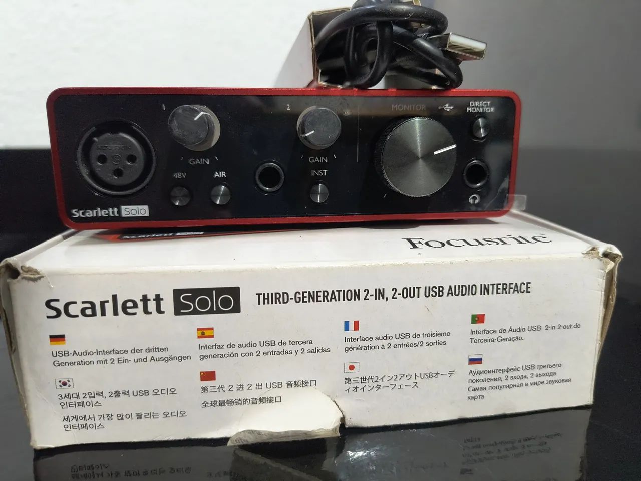 FOCUSRITE Scarlett SOLO THIRD-GENERATION - Foto 3