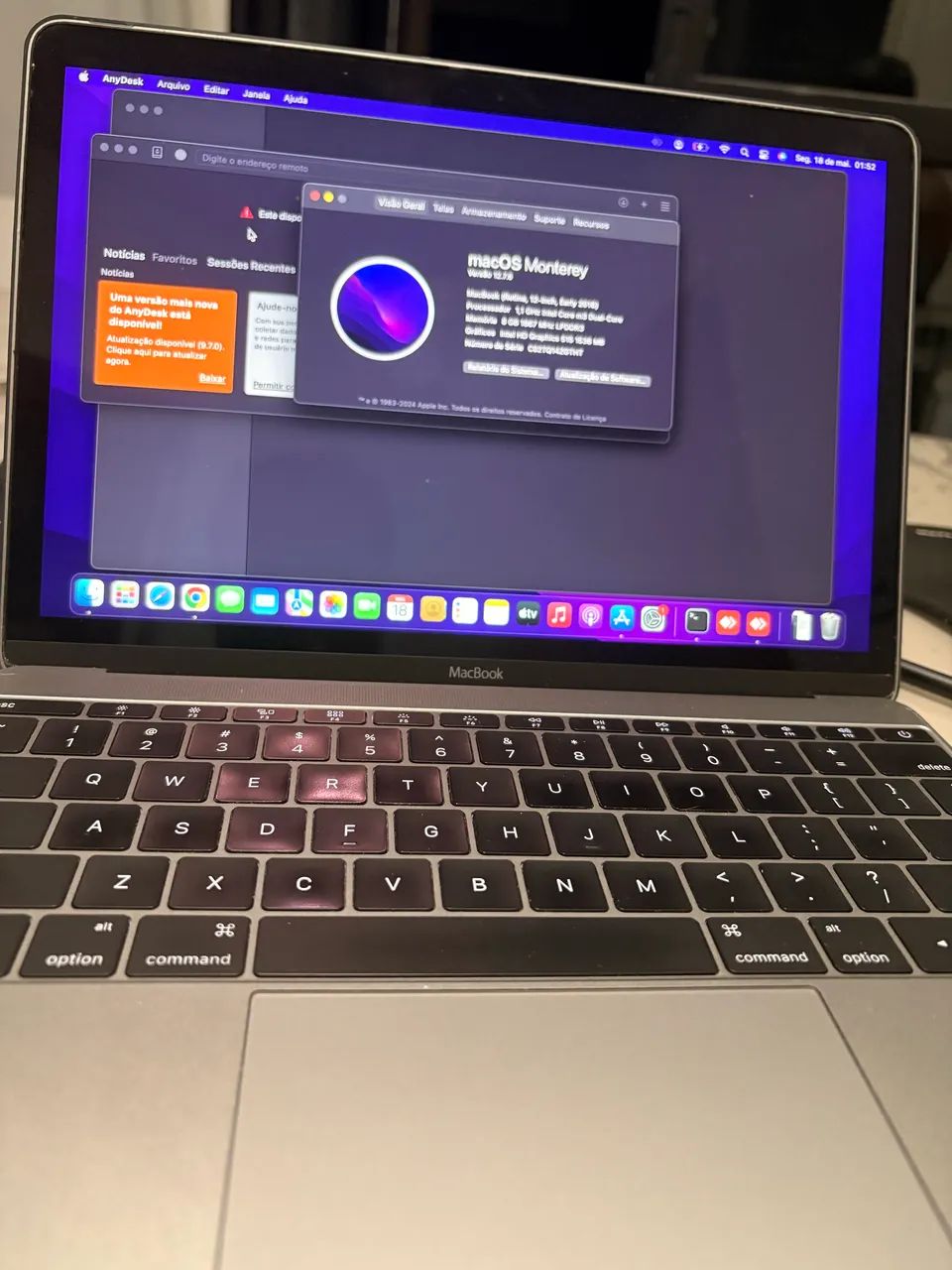 Macbook Retina, 12-inch, Early 2016 (Usado) - Notebooks - Caminho
