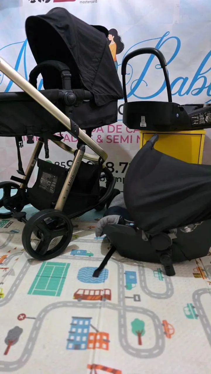Carrinho e Bebê Conforto 