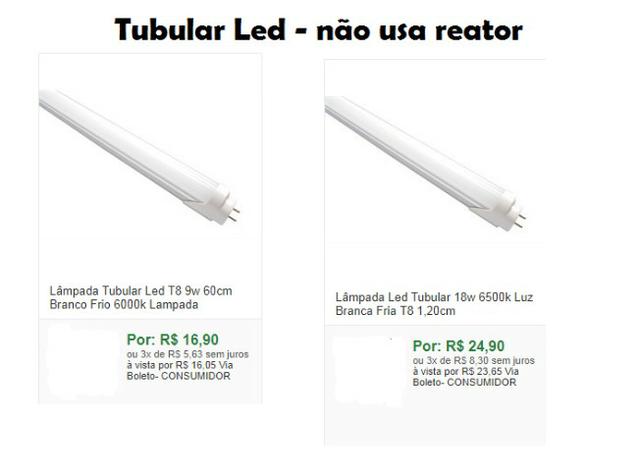 Lâmpada Led Tubular T8 120cm 18w 1,2m Branco Frio Bivolt