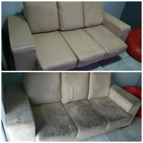 Limpeza / lavagem de sofá * - Foto 6