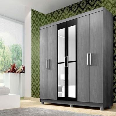 Otimo Preço Guarda Roupa 100% MDF e Super Espaçoso e com Espelhos Apenas 989,00