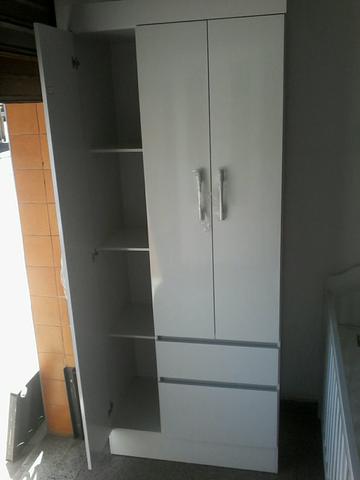 Promocao guarda roupa 3pts mostruario (novo) 398,00 no dinheiro entrega gratis - Foto 4