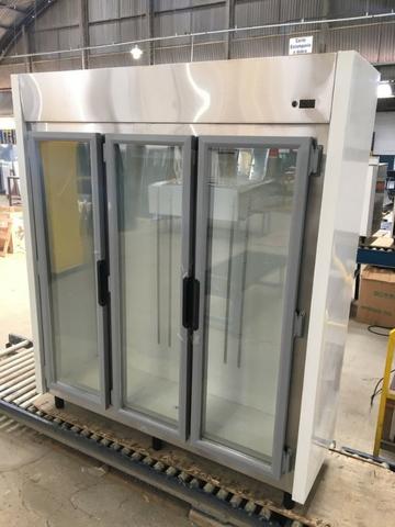 Auto serviço refrigerador 3 portas (novo) Alecs