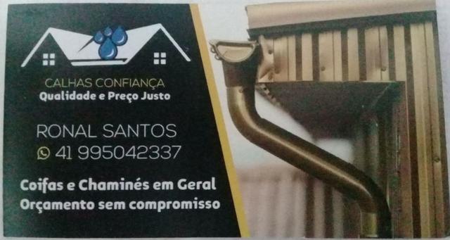 Calhas, Coifas, Dutos, Rufos, Eólicos, Exaustores, etc - Foto 5