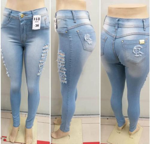 Calcas jeans femininas kit com 10 unidades
