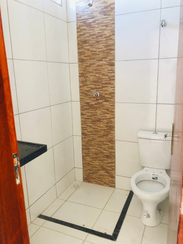 DP casa nova com documentação inclusa 2 quartos 2 banheiros com otimo acabamento - Foto 8