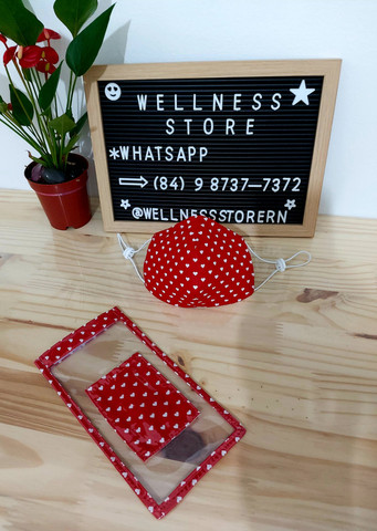 Kit Máscara com capa protetora para celular com porta-cartão personalizada - Foto 6