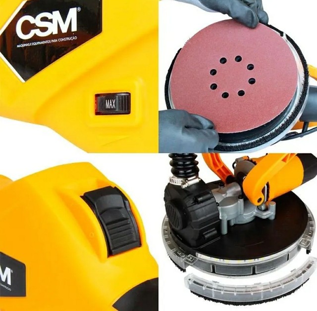 Lixadeira de parede profissional 750w CSM - Foto 3