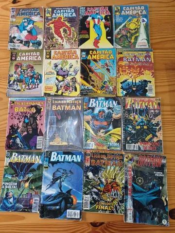 (Item 204) Lote com 35 revistas Capitão América e Batman - Foto 4
