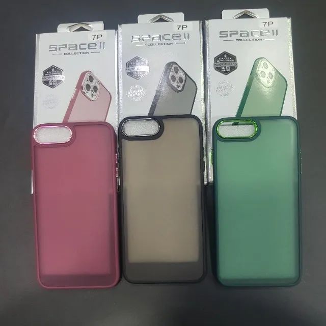 Capa Case iPhone 7 Plus/ 8 Plus aveludada Lacrada 