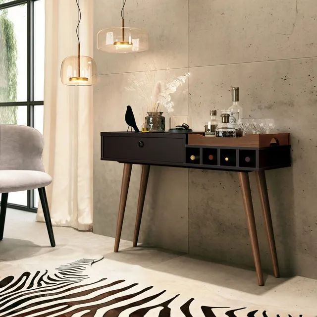 Aparador Linus com pés em madeira maciça!! Tt1511 - Foto 2