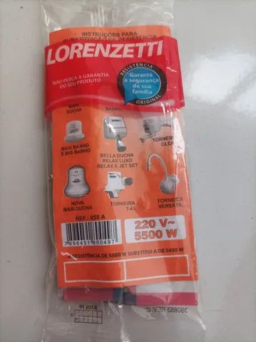 Kit com 10 resistências para chuveiro Lorenzetti