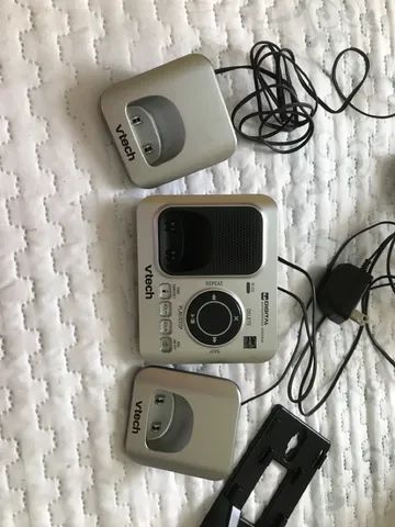 telefone sem fio handset cordless vtech cs6629-3 - Foto 6