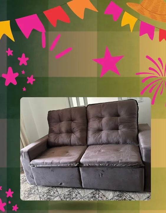 Sofá retrátil a pronta entrega, pediu ? Chegou!!