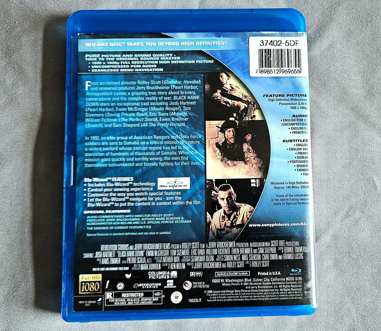 Blu-ray - Falcão Negro em Perigo - (Black Hawk Down) - Filme em Alta Definição - Foto 2