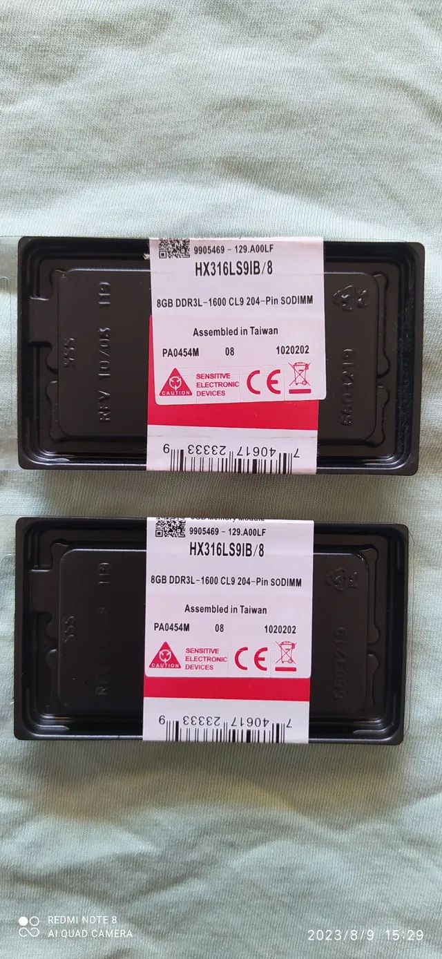 MEMÓRIA DDR3L 8G 1600 NOTEBOOK  - Foto 2