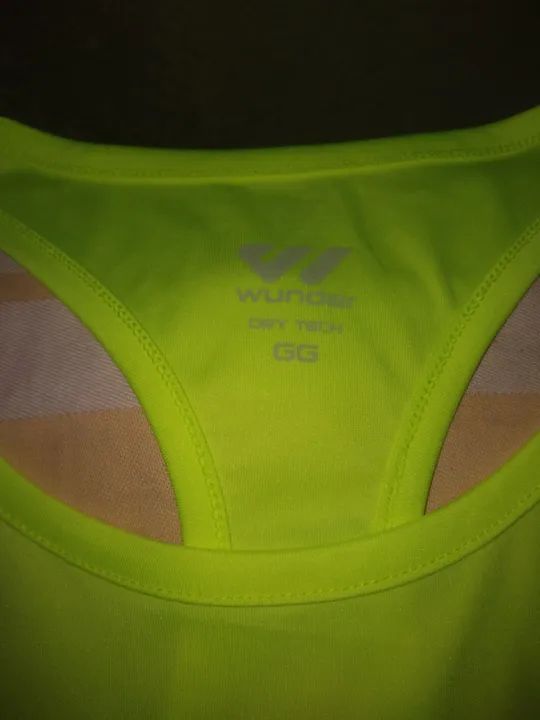 Regata Verde Neon wunder Dry Tek  tam gg - Foto 3