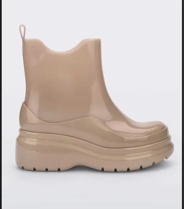 Bota Melissa de cano curto bege (Novo)