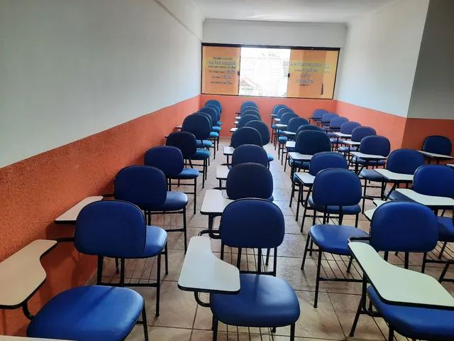 400 cadeira  universitária  manufaturado  estofado , tecido, napa, c - Foto 5