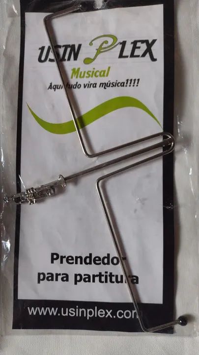 Prendedor Movel para Hinário, Harpa cristã e partituras com molas - Foto 2