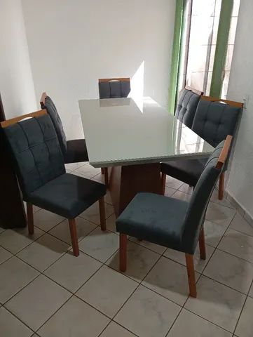 Mesa de jantar 6 cadeiras 1.80 cm ( promoção )  - Foto 3