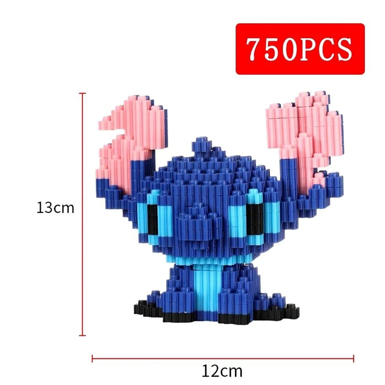 Stitch e Angie conjunto micro blocos de montar miniFigure  - Foto 2