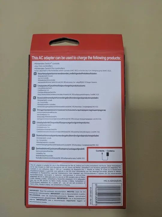 Carregador original Nintendo switch  - Foto 2