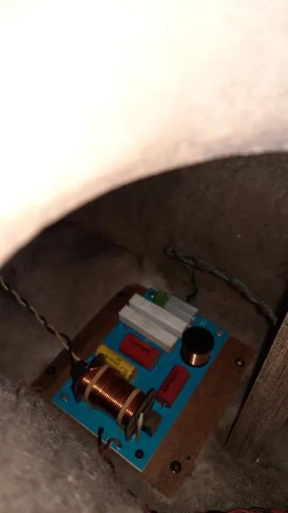 Caixa Leacs Profissional Passiva 750W RMS falante 15" Corneta Titanium usada - Foto 2