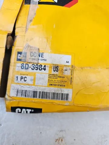Motoniveladora caterpillar cone rolamento pinhão diferencial original 8D3984 - Foto 4