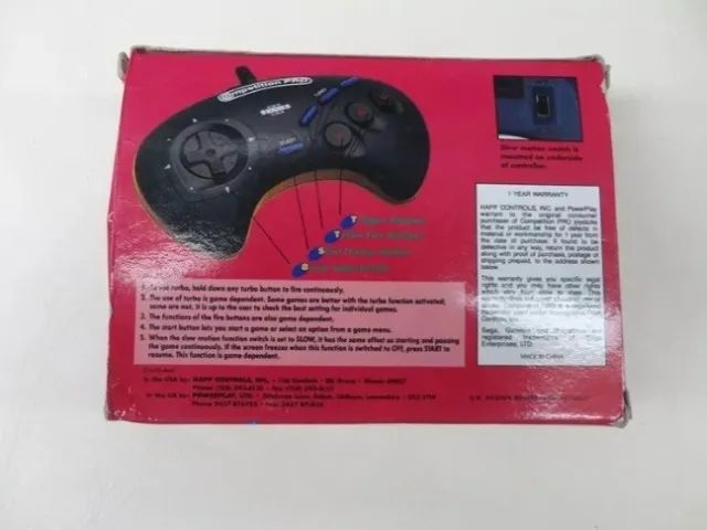 Controle Turbo Competition Pro Para Mega Drive - Foto 6