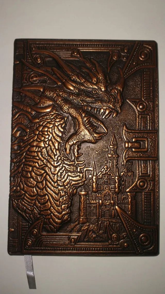 Caderno Relevo Dragão - Capa Dura