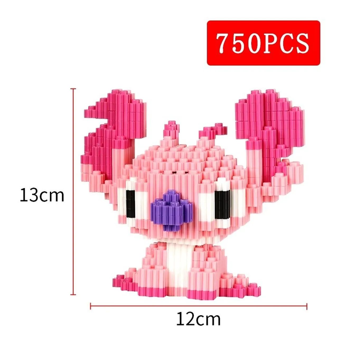 Stitch e Angie conjunto micro blocos de montar miniFigure  - Foto 3