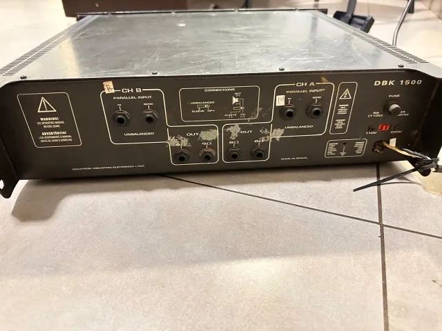 Amplificador Wattasom DBK 1500