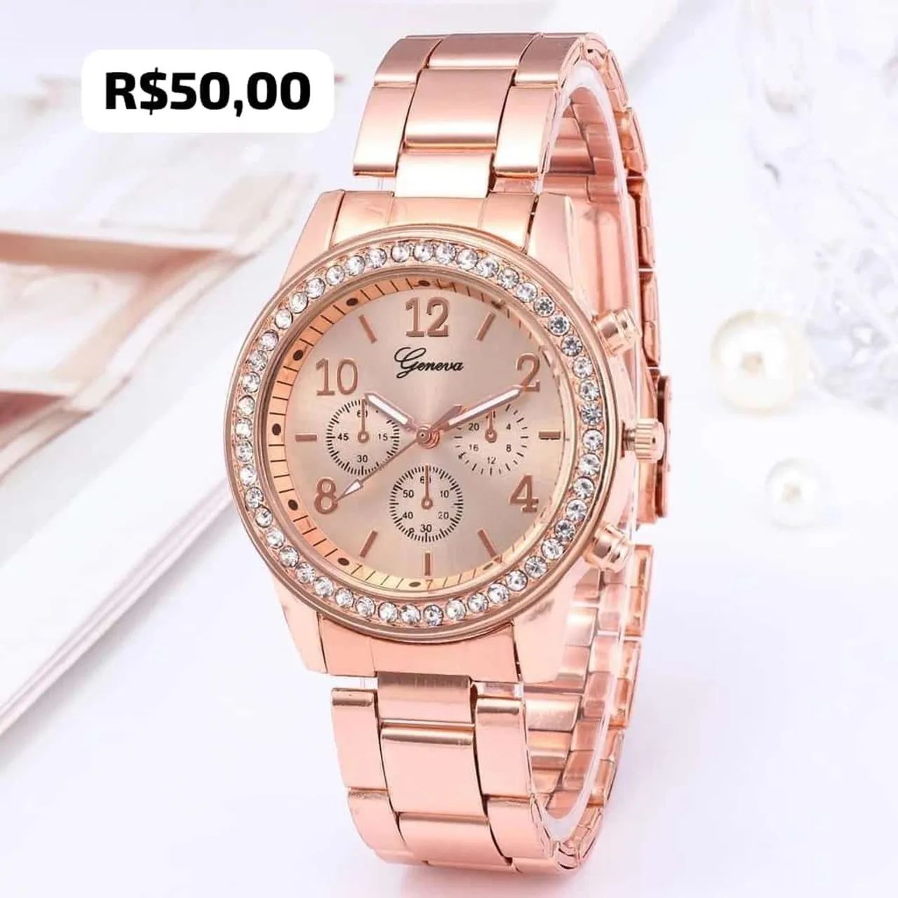 Lindos relógio feminino charmoso e sofisticado  - Foto 2